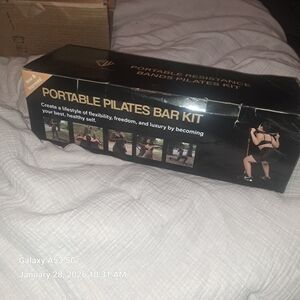 Portable Pilates Bar Kit with Resistance Bands